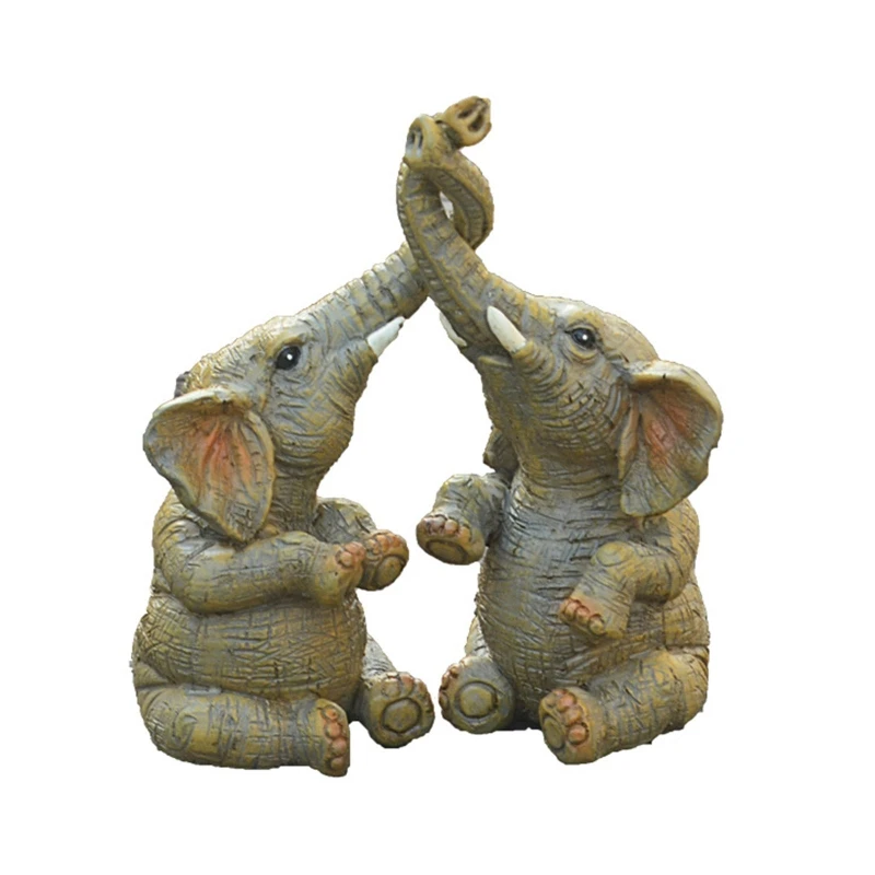 Elephant Couple Statue Elephant Couple Figurine Cupboard Props Decoration Elephant Ornaments For Home Desktop High Quality
Elephant Couple Statue Elephant Couple Figurine Cupboard Props Decoration Elephant Ornaments For Home Desktop High Quality
