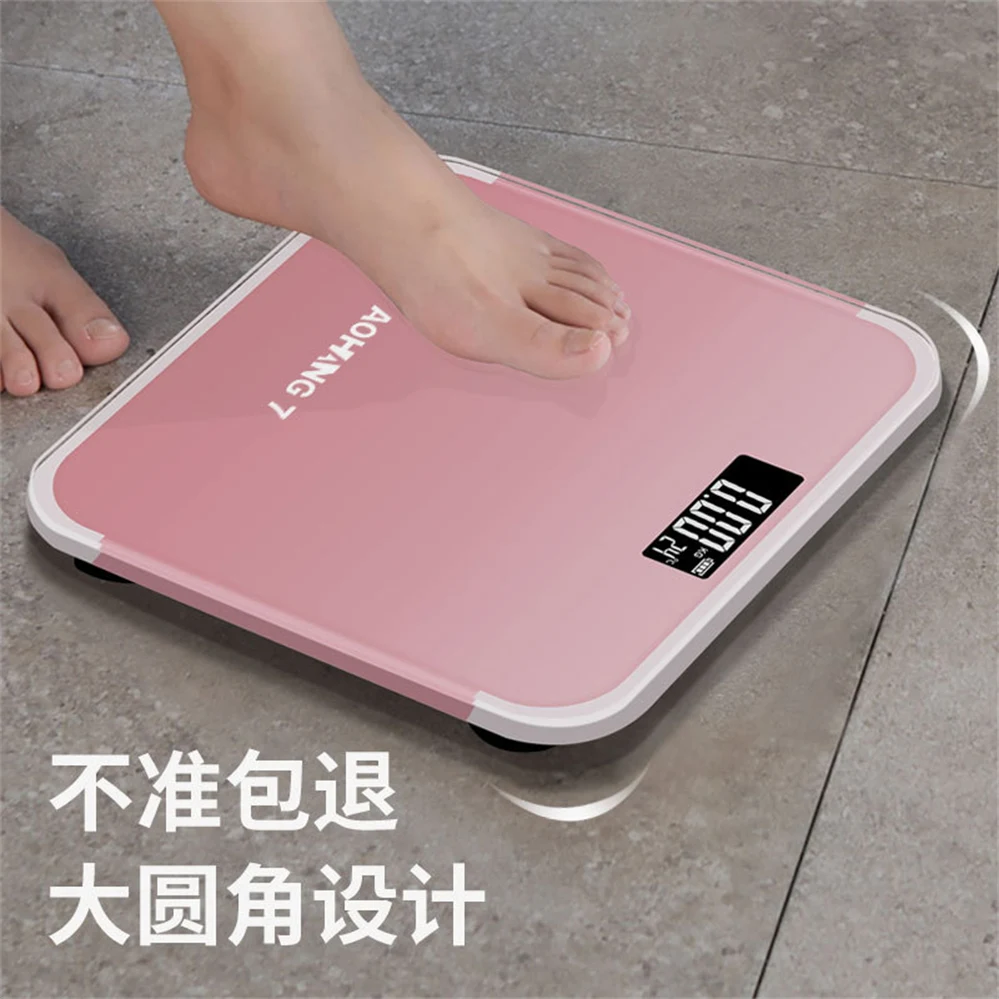 

Электронные напольные весы, умный прибор для измерения массы тела, с ЖК-дисплеем, USB
