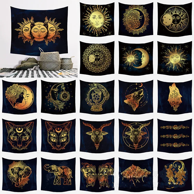 Trendy Mandala Tarot Card Tapestry Wheel of The Zodiac Astrology Chart The Major Arcana Tarot Sun Moon Wall Hanging Home Decor
Trendy Mandala Tarot Card Tapestry Wheel of The Zodiac Astrology Chart The Major Arcana Tarot Sun Moon Wall Hanging Home Decor