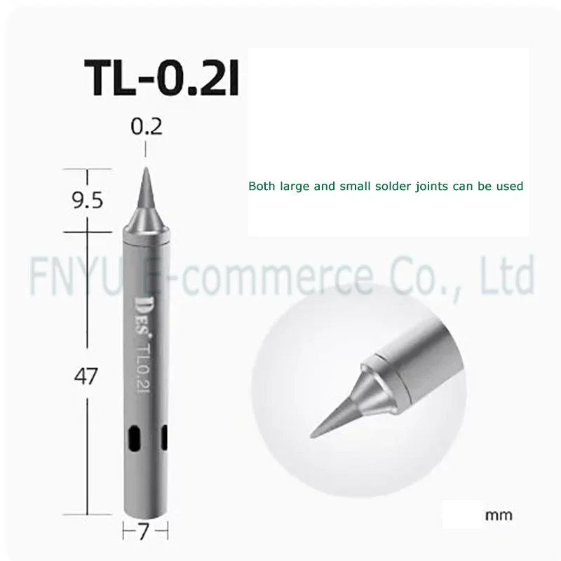 Наконечник паяльника DES TL только для паяльной головки S70 S100 S130, термостатическая сварочная насадка с внутренним нагревом и устойчивостью к коррозии
Наконечник паяльника DES TL только для паяльной головки S70 S100 S130, термостатическая сварочная насадка с внутренним нагревом и устойчивостью к коррозии