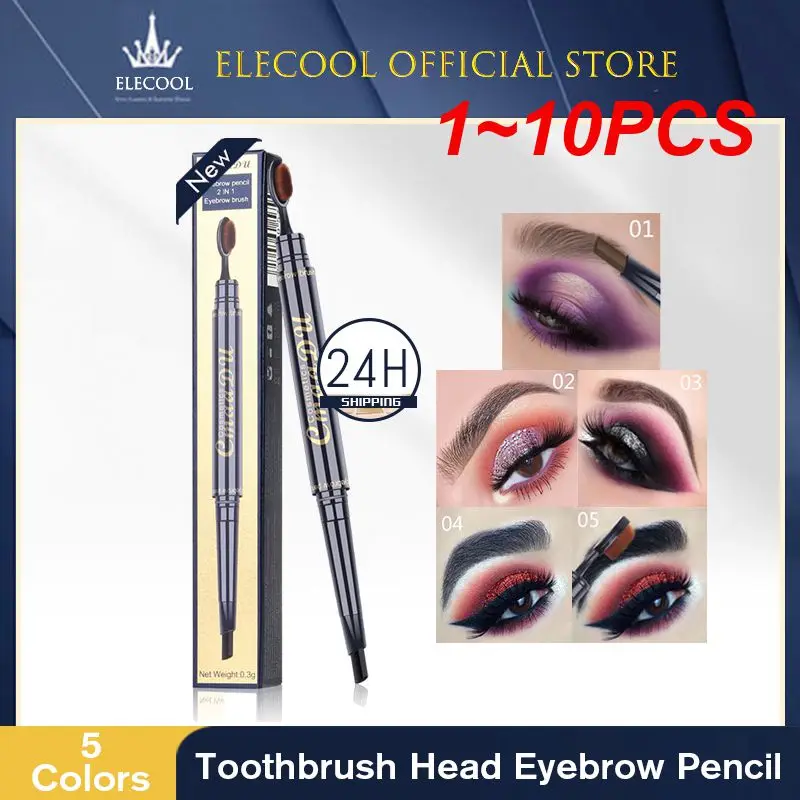 1~10PCS CmaaDu Double Eyebrow Pen with Brush Toothbrush Head Eyebrow Pencil Multifunctional Waterproof Long Lasting Makeup TSLM2 
1~10PCS CmaaDu Double Eyebrow Pen with Brush Toothbrush Head Eyebrow Pencil Multifunctional Waterproof Long Lasting Makeup TSLM2