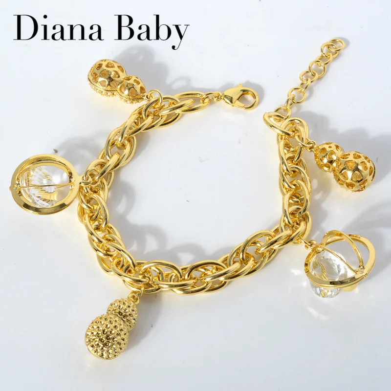 Diana Baby Jewelry Cute Charms Bracelets Bangle Link Chain Adjustable 20+4CM For Women High Quality For Engagement Gift Trendy
Diana Baby Jewelry Cute Charms Bracelets Bangle Link Chain Adjustable 20+4CM For Women High Quality For Engagement Gift Trendy