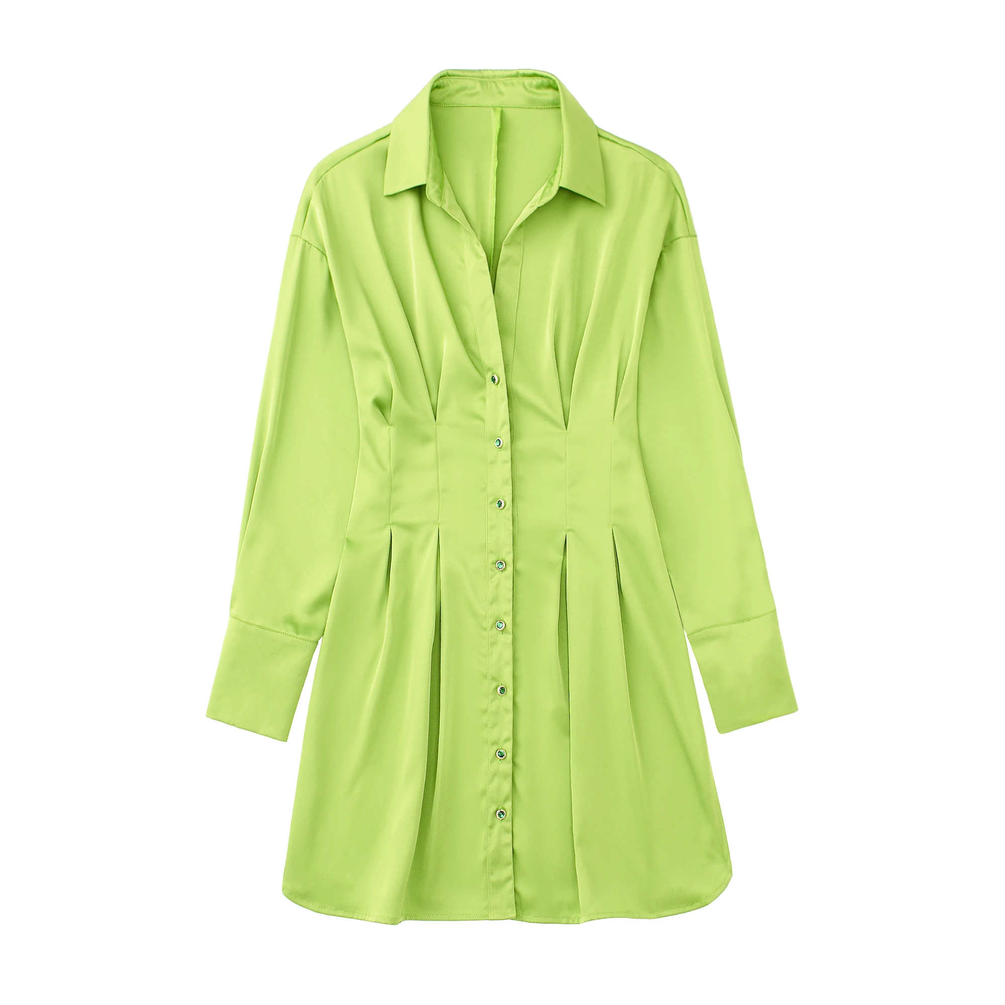 SuperAen 2022 Spring/Autumn Women's New Solid Turn Down Collar Waist Fold Full A Line Casual Shirt Dresses
SuperAen 2022 Spring/Autumn Women's New Solid Turn Down Collar Waist Fold Full A Line Casual Shirt Dresses