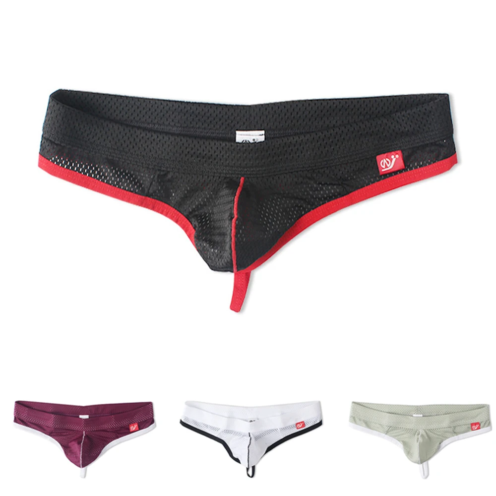 Men Breathable Comfort Mesh Bulge Pouch G-String Bikini Low Waist Underpants Thong T-Back Briefs Elastic Panties Underpants
Men Breathable Comfort Mesh Bulge Pouch G-String Bikini Low Waist Underpants Thong T-Back Briefs Elastic Panties Underpants