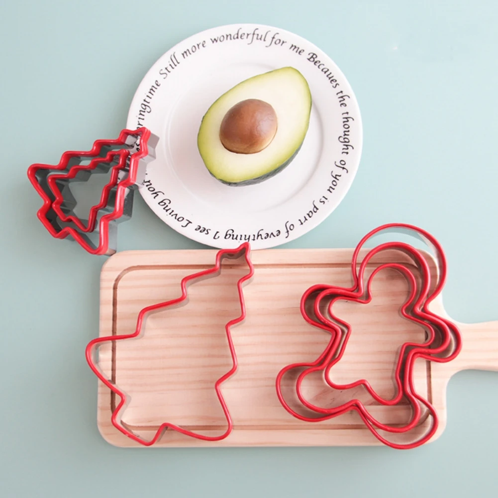 3Pcs 3D Stainless Steel Christmas Cookie Cutter Mold Bakeware Baking Tree Biscuit Fondant Cutter Kitchen Accessorie
3Pcs 3D Stainless Steel Christmas Cookie Cutter Mold Bakeware Baking Tree Biscuit Fondant Cutter Kitchen Accessorie