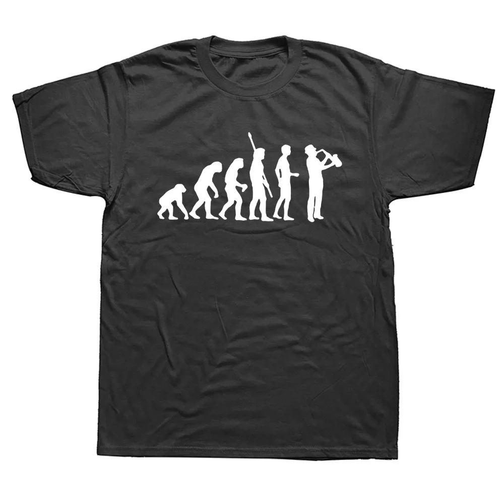Evolution Saxophon Cotton T-Shirt Summer Tops Tee Short Sleeve Tshirt Funny Birthday Gift For Dad Husband Men T Shirt
Evolution Saxophon Cotton T-Shirt Summer Tops Tee Short Sleeve Tshirt Funny Birthday Gift For Dad Husband Men T Shirt