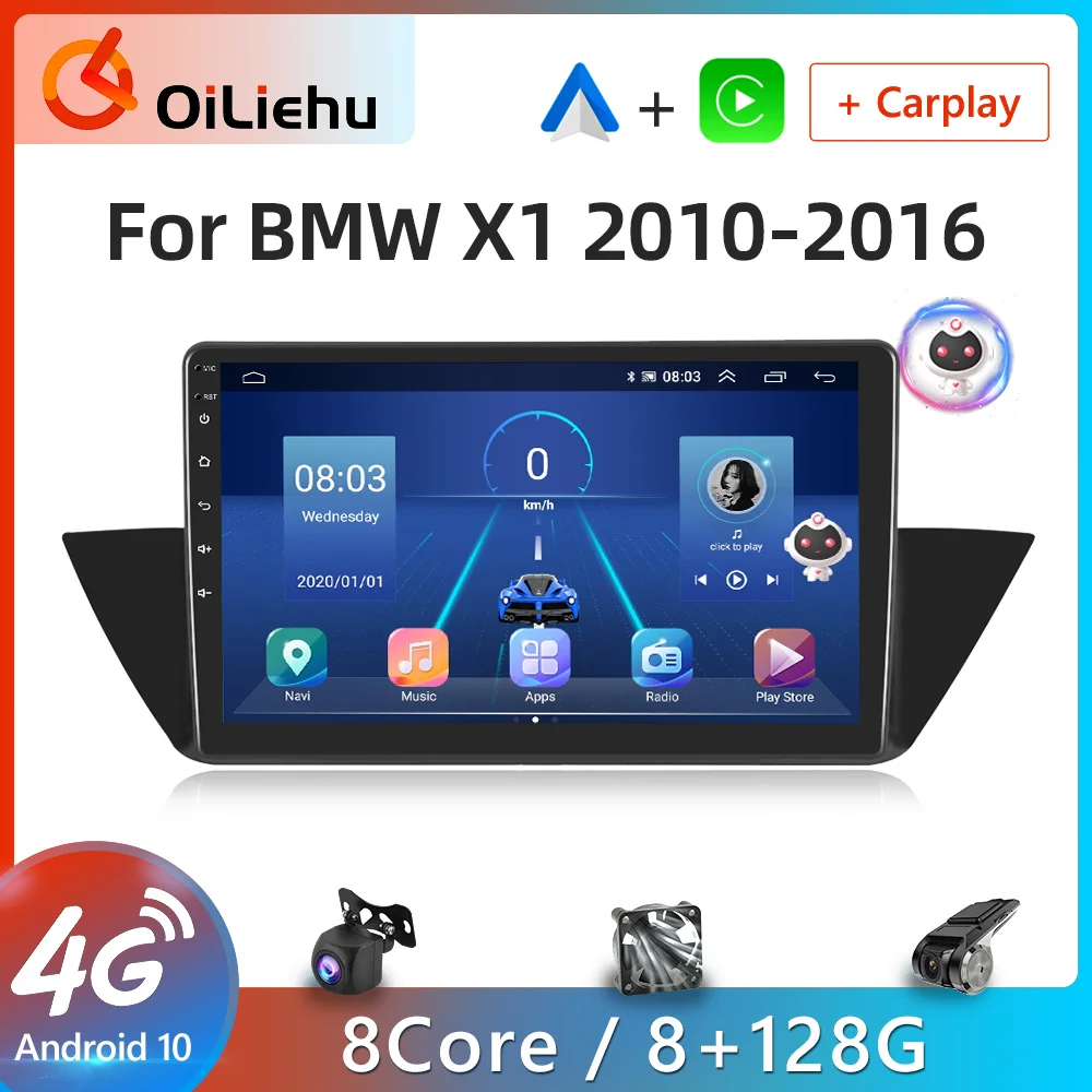 OiLiehu 2 Din Car Radio Android Autoradio 4G WiFi DSP GPS Navigation Multimedia Video Player For BMW X1 2010-2016
OiLiehu 2 Din Car Radio Android Autoradio 4G WiFi DSP GPS Navigation Multimedia Video Player For BMW X1 2010-2016