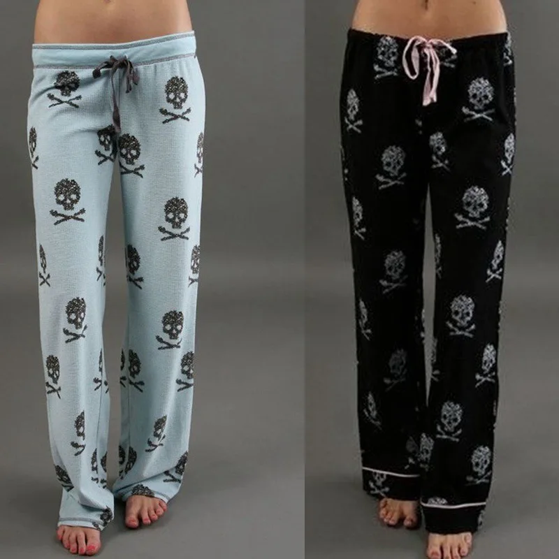 Summer Women's Long Sexy Dj Dance hip hop skull Print Loose Trousers Blue Pants solid Female Large Size pajamas Sleep home wear
Summer Women's Long Sexy Dj Dance hip hop skull Print Loose Trousers Blue Pants solid Female Large Size pajamas Sleep home wear