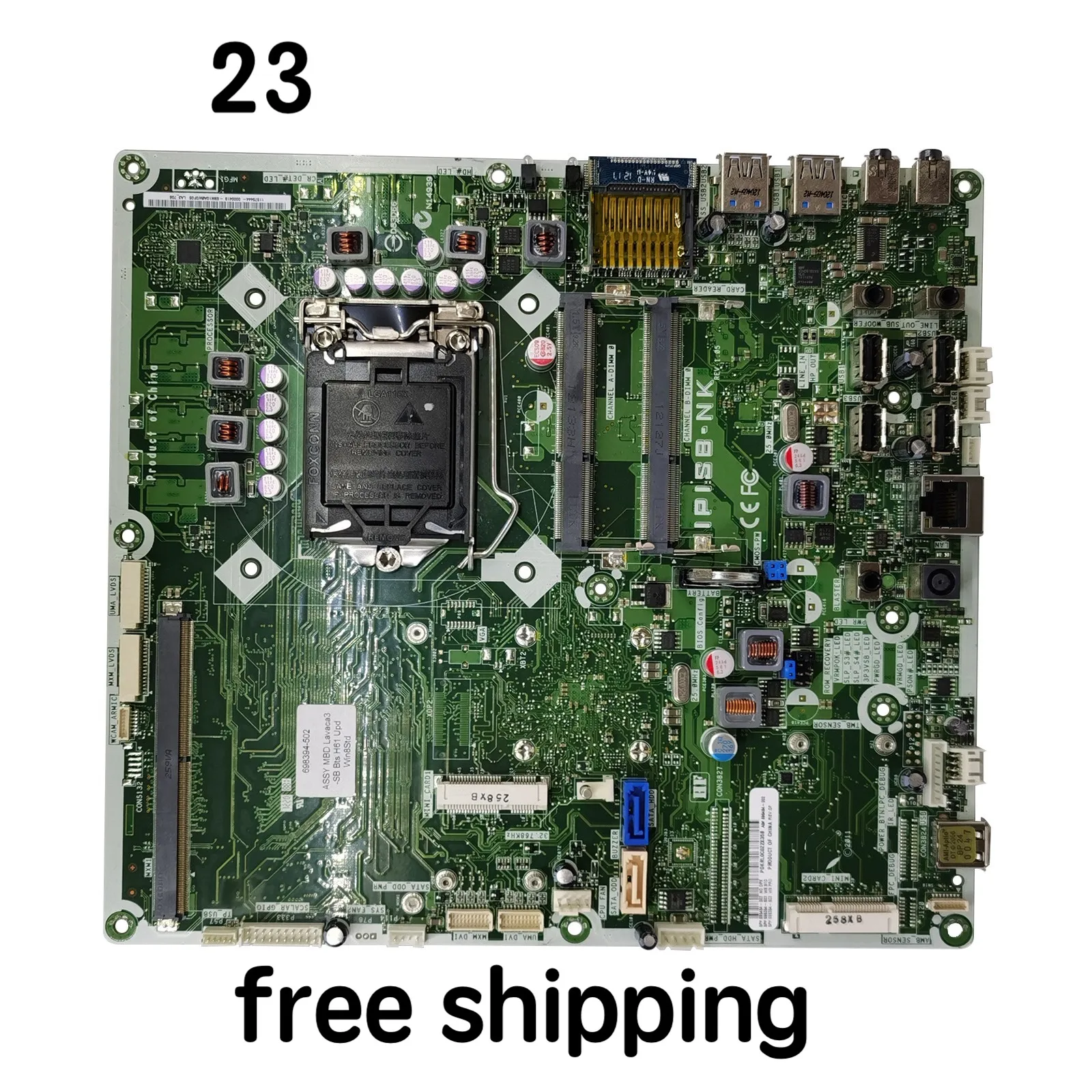 For HP Envy 23 AIO Motherboard 698394-502 Mainboard IPSIB-NK 696484-002 MB 100% Tested Fully Work
For HP Envy 23 AIO Motherboard 698394-502 Mainboard IPSIB-NK 696484-002 MB 100% Tested Fully Work