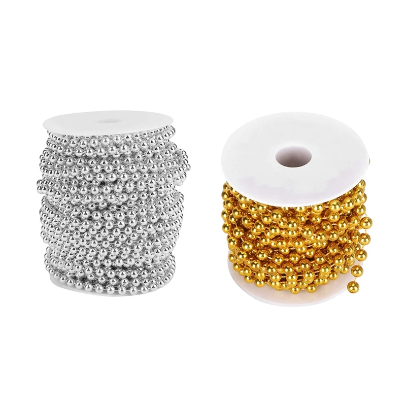 8Mm 10M/Roll Christmas Tree Bead Garland Artificial Plastic Pearl Bead Spool DIY Decorative Rope Curtain
8Mm 10M/Roll Christmas Tree Bead Garland Artificial Plastic Pearl Bead Spool DIY Decorative Rope Curtain