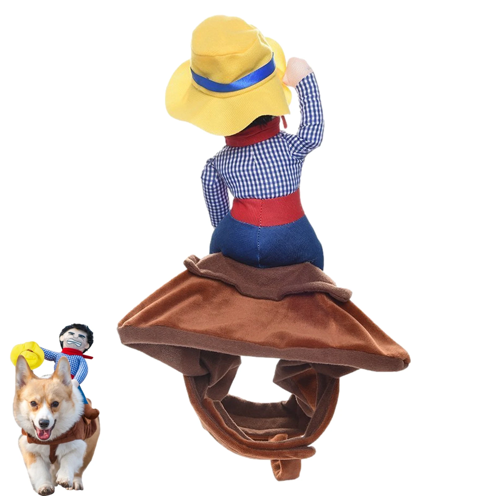 Dog Cowboy Outfit Polyester Fiber Dog Rider Costume With Loop Fasteners Dog Costume Dog Carrying Costume Cowboy Rider Style For
Dog Cowboy Outfit Polyester Fiber Dog Rider Costume With Loop Fasteners Dog Costume Dog Carrying Costume Cowboy Rider Style For