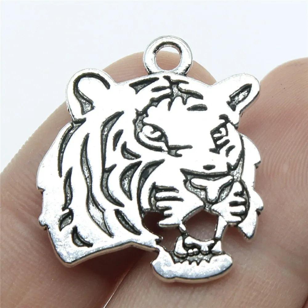 40pcs Charm Roaring Tiger Head 27x24mm Handmade Pendant Making Fit DIY For Bracelet Necklace 
40pcs Charm Roaring Tiger Head 27x24mm Handmade Pendant Making Fit DIY For Bracelet Necklace