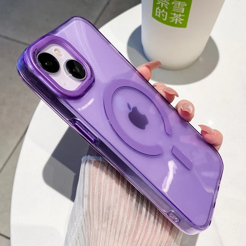 Transparent anti-fall Acrylic Magsafe case For iphone 13 12 11pro 13pro 14 14Pro Max clear shockproof hard protective cover
Transparent anti-fall Acrylic Magsafe case For iphone 13 12 11pro 13pro 14 14Pro Max clear shockproof hard protective cover