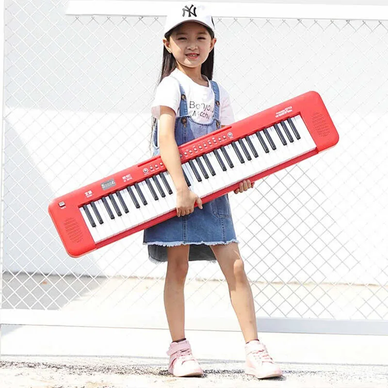 Electric Controller Piano Digital Flexible 61 Keys Learning Child Musical Piano Portable Sintetizador Musica Musical Keyboard
Electric Controller Piano Digital Flexible 61 Keys Learning Child Musical Piano Portable Sintetizador Musica Musical Keyboard