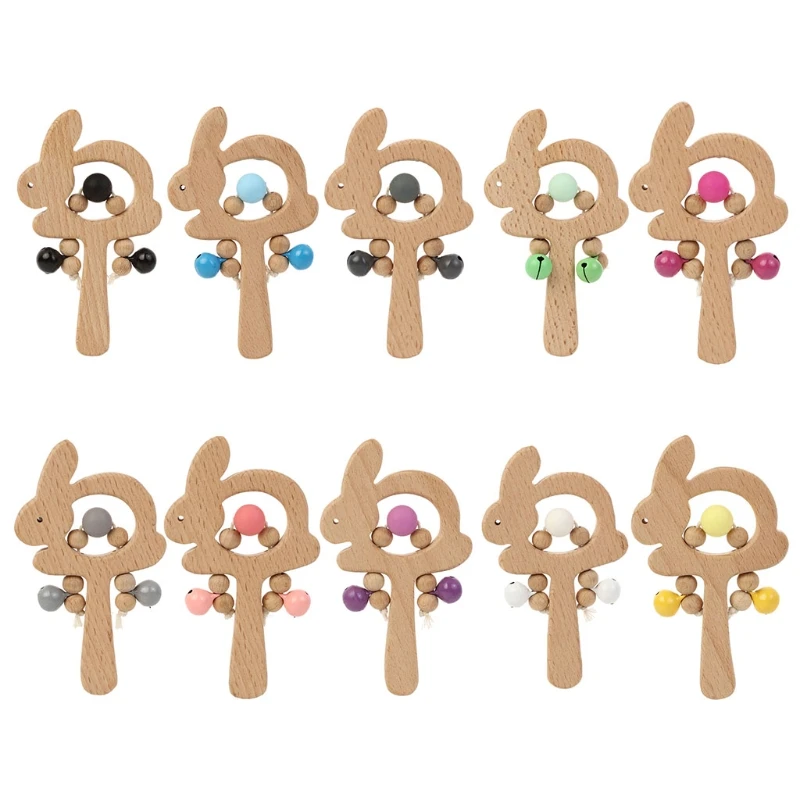 Baby Beech Rabbit Rattle Hand Teething Wooden Ring Infants Nursing Teether Soother Montessori Educational Toy
Baby Beech Rabbit Rattle Hand Teething Wooden Ring Infants Nursing Teether Soother Montessori Educational Toy