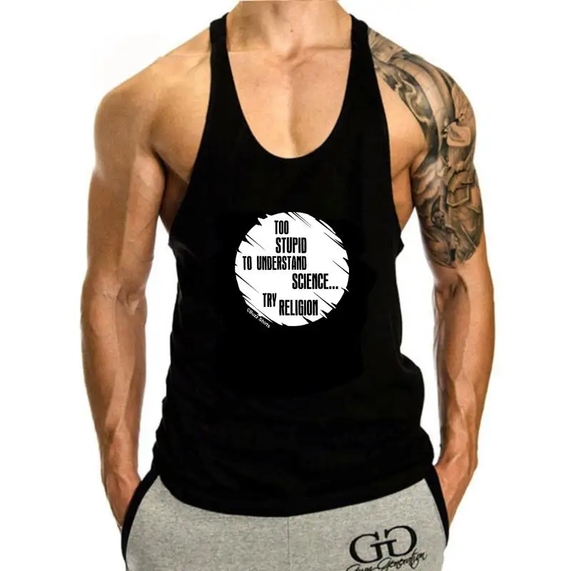 Тупой, чтобы понимать науки-ученый, юмористический Топ, Мужской Топ для мужчин, гики, боринки, нормальный без рукавов, хлопковая майка для мужчин 
Тупой, чтобы понимать науки-ученый, юмористический Топ, Мужской Топ для мужчин, гики, боринки, нормальный без рукавов, хлопковая майка для мужчин