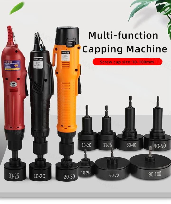 Portable Automatic Electric Bottle Capping Machine Capping Screwing Machine Electric Capping Sealing Machine
Portable Automatic Electric Bottle Capping Machine Capping Screwing Machine Electric Capping Sealing Machine