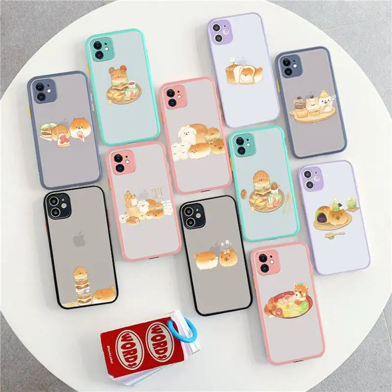 Cute Food Dog Phone Case for iPhone X XR XS 7 8 Plus 11 12 13 pro MAX 13mini Translucent Matte Shockproof Case
Cute Food Dog Phone Case for iPhone X XR XS 7 8 Plus 11 12 13 pro MAX 13mini Translucent Matte Shockproof Case