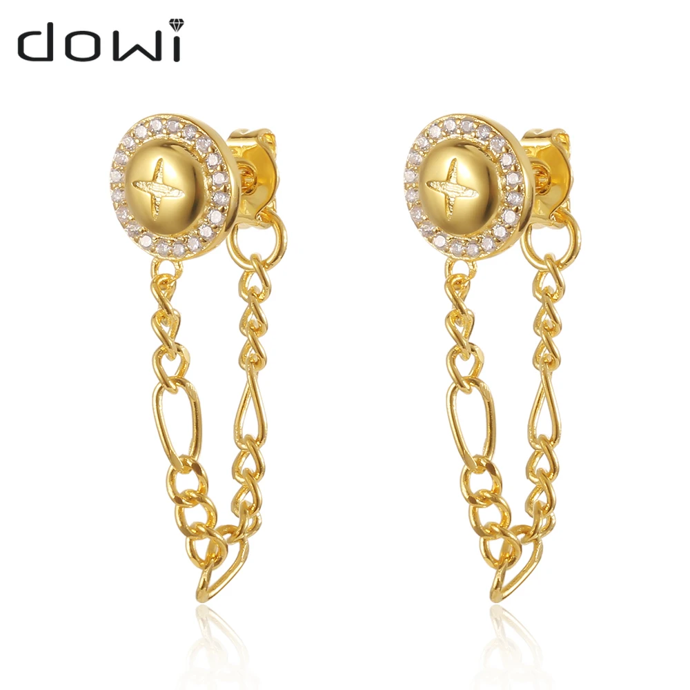 Dowi Fashion Geometric Moon Star Cross Chain Zircon Drop Stud Earrings for Women Gold Colour INS Style Jewelry 2022
Dowi Fashion Geometric Moon Star Cross Chain Zircon Drop Stud Earrings for Women Gold Colour INS Style Jewelry 2022