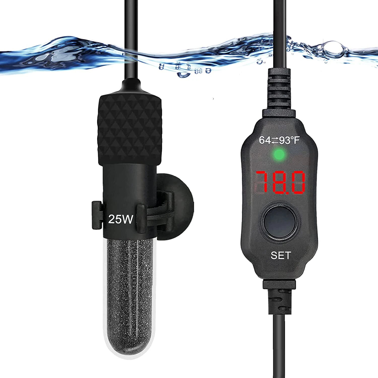 110V/220V Mini Aquarium Heater Heating Rod Small Fish Tortoise Tank Heater Submersible External LED Digital Temp Controller
110V/220V Mini Aquarium Heater Heating Rod Small Fish Tortoise Tank Heater Submersible External LED Digital Temp Controller
