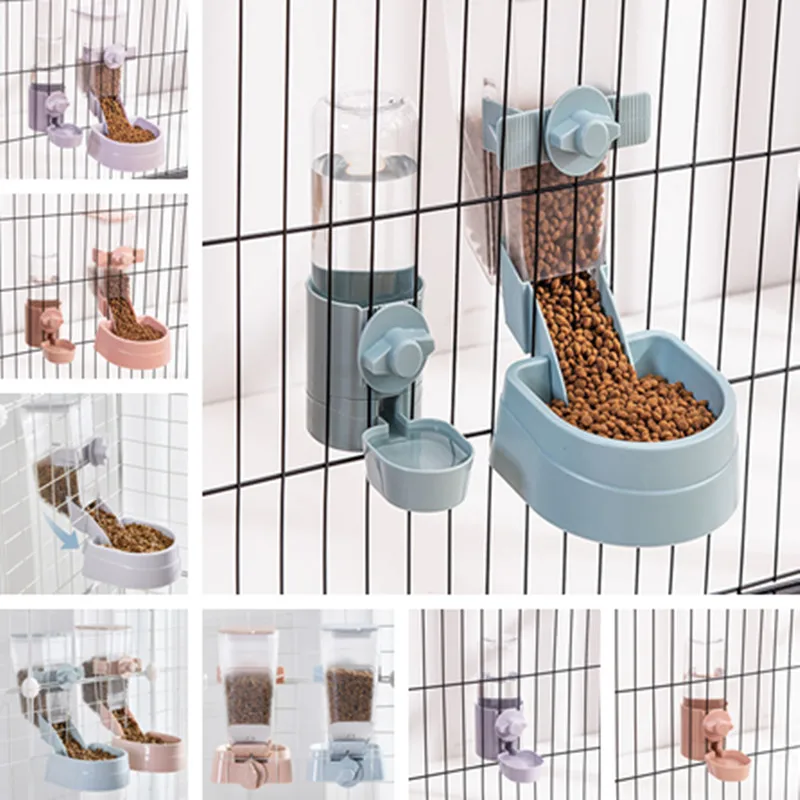 Automatic Pet Bowls Cage Hanging Feeder Pet Water Bottle Food Container Dispenser Bowl For Puppy Cats Rabbit Pet Feeding Product
Automatic Pet Bowls Cage Hanging Feeder Pet Water Bottle Food Container Dispenser Bowl For Puppy Cats Rabbit Pet Feeding Product