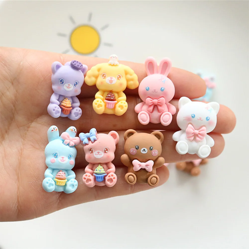 10PCS Kawaii Star-eyed Animals Series Flatback Resin Cabochons For Hairpin Scrapbooking DIY Jewelry Craft Decoration Accessories 
10PCS Kawaii Star-eyed Animals Series Flatback Resin Cabochons For Hairpin Scrapbooking DIY Jewelry Craft Decoration Accessories