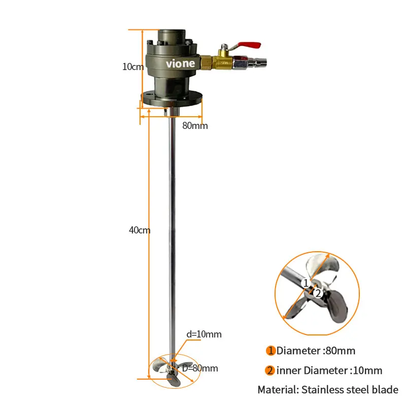 Пневматический двигатель Vione V-M1, 5 литров
Пневматический двигатель Vione V-M1, 5 литров