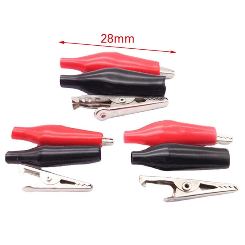 12 шт. 28 мм черный, красный, синий, черный, желтый, мягкий пластиковый испытательный зонд с покрытием, мини-зажимы типа «крокодил»
12 шт. 28 мм черный, красный, синий, черный, желтый, мягкий пластиковый испытательный зонд с покрытием, мини-зажимы типа «крокодил»