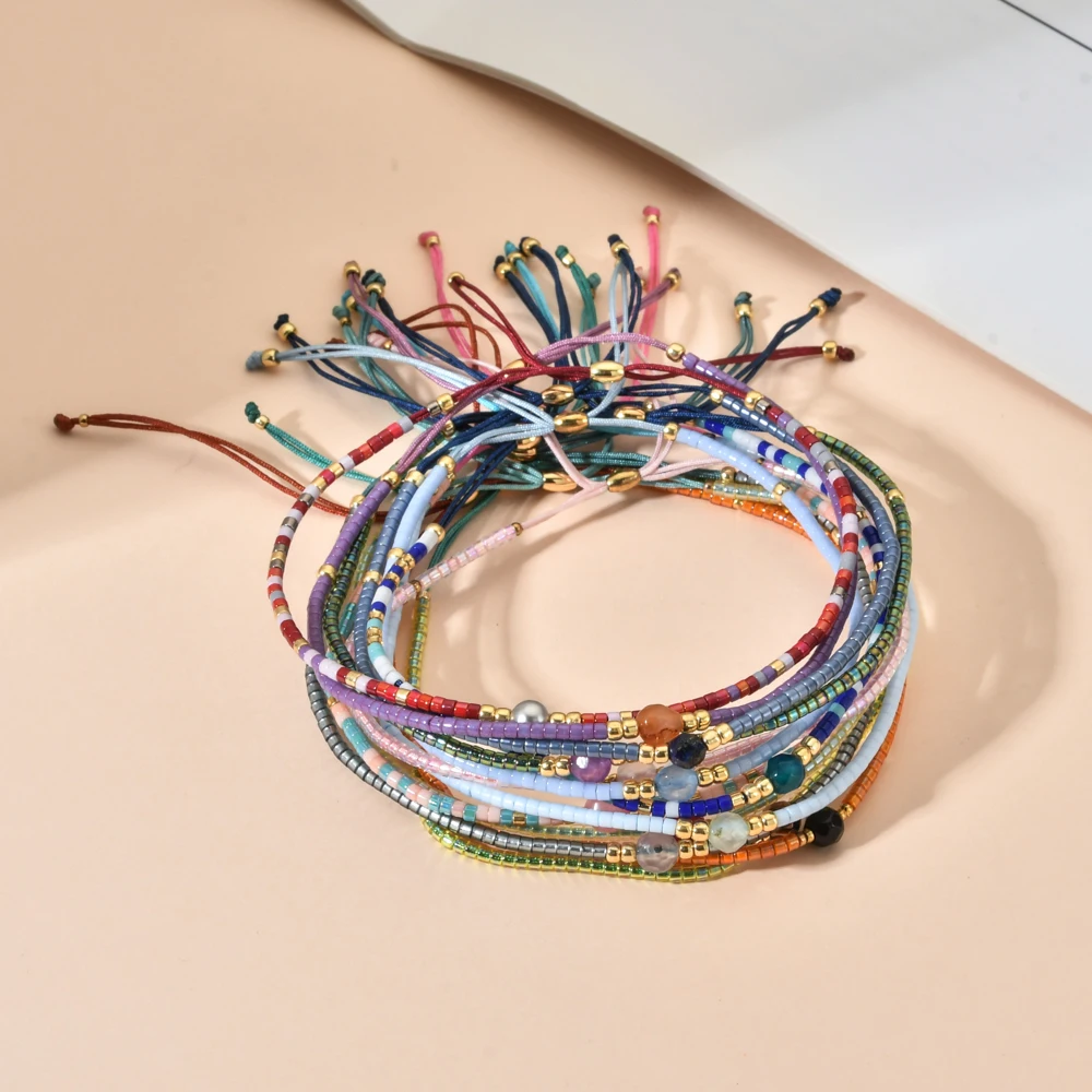 ZMZY Cute Brand Women Boho Bracelet Natural Stone Miyuki Bracelet Beaded Cuff Simple Charm Bracelet Adjustable Rope Lady Jewelry
ZMZY Cute Brand Women Boho Bracelet Natural Stone Miyuki Bracelet Beaded Cuff Simple Charm Bracelet Adjustable Rope Lady Jewelry