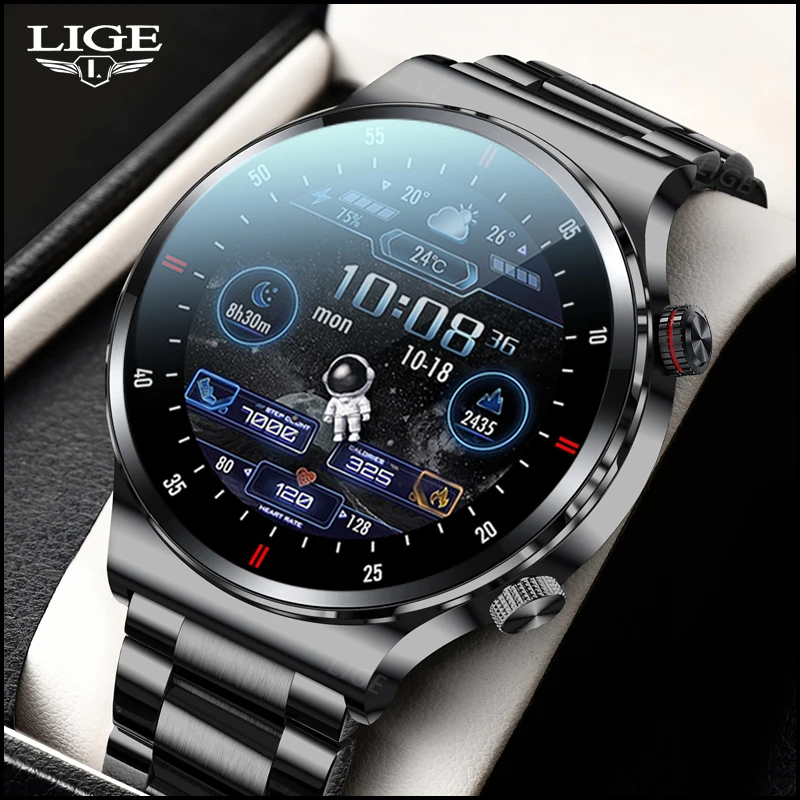 LIGE New Bluetooth Call Smart watch Men Full touch Screen Sports fitness watch Bluetooth is Suitable For Android ios Smart watch
LIGE New Bluetooth Call Smart watch Men Full touch Screen Sports fitness watch Bluetooth is Suitable For Android ios Smart watch