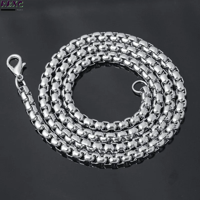 Rbxc Titanium Steel Simple Square Pearl Chain Stainless Steel Chain Hip Hop Sweater Chain with Chain Clavicle Chain
Rbxc Titanium Steel Simple Square Pearl Chain Stainless Steel Chain Hip Hop Sweater Chain with Chain Clavicle Chain
