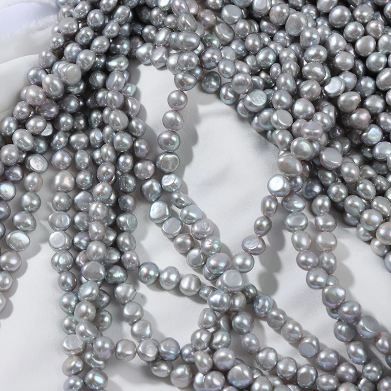 8-9mm Grey Baroque Two-Sided Light Shaped Natural Freshwater Pearl DIY Jewelry Accessories Earring Necklace Semi-Finished
8-9mm Grey Baroque Two-Sided Light Shaped Natural Freshwater Pearl DIY Jewelry Accessories Earring Necklace Semi-Finished