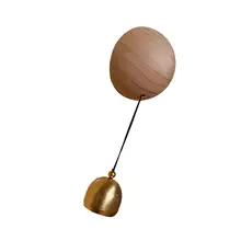 Japanese Style Wind Chime Decoration Natural Beautiful Sound Wood Entrance Door Bells for Office Home Restaurant Barn Store