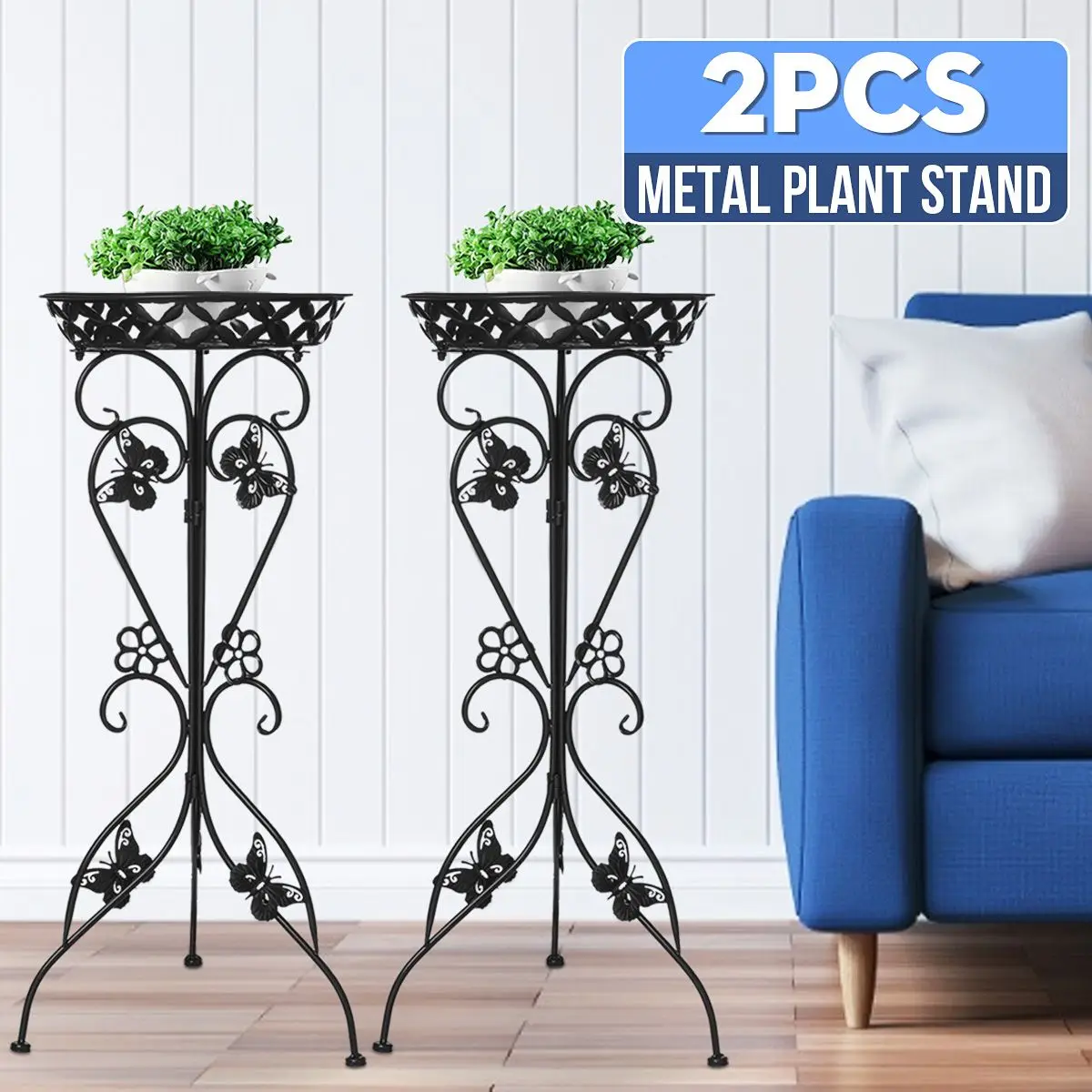 2X Metal Plant Stand Flower Rack Flower Pot Storage Rack Display Shelf Holder Home Indoor Outdoors Decor Garden Balcony
2X Metal Plant Stand Flower Rack Flower Pot Storage Rack Display Shelf Holder Home Indoor Outdoors Decor Garden Balcony
