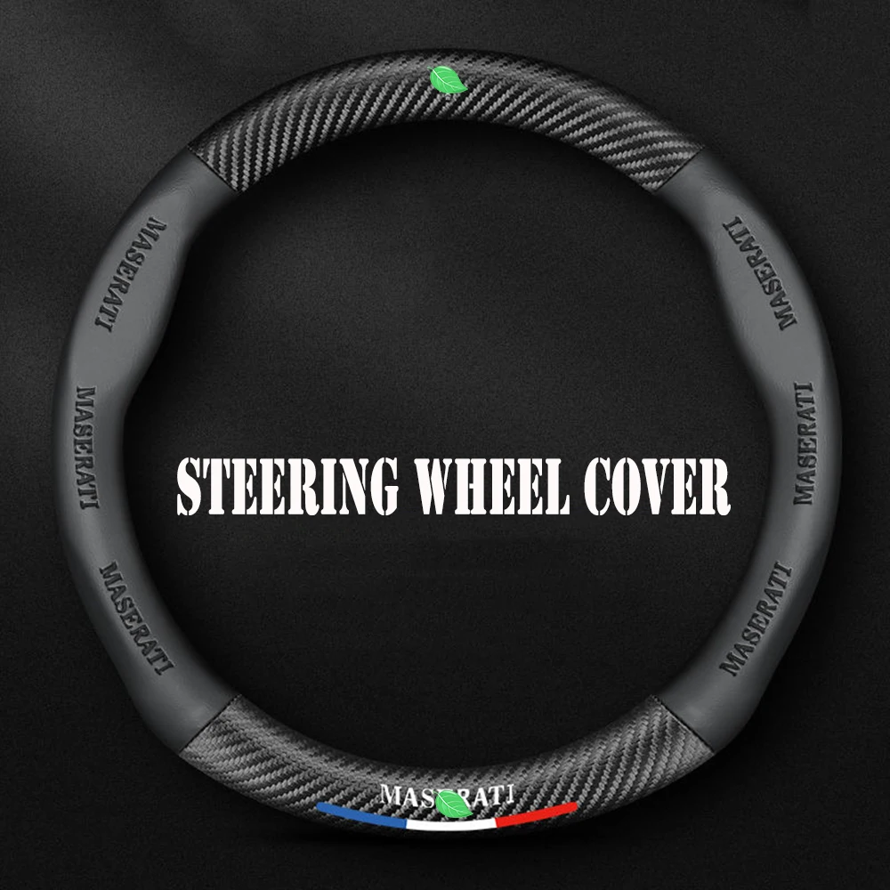Car Steering Wheel Cover Non-slip Leather Carbon Fiber For Maserati Levante Ghibli GranTurismo Quattroporte Spyder GranCabri
Car Steering Wheel Cover Non-slip Leather Carbon Fiber For Maserati Levante Ghibli GranTurismo Quattroporte Spyder GranCabri