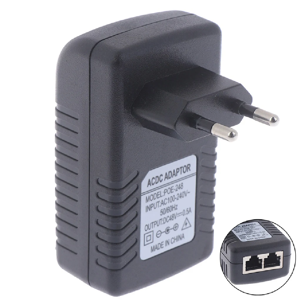 POE Injector Adapter AC DC 48V 500MA 12V 24V 1A 24W Source For CCTV IP Camera Power Supply Ethernet Adapter Phone 12V 24V 48V
POE Injector Adapter AC DC 48V 500MA 12V 24V 1A 24W Source For CCTV IP Camera Power Supply Ethernet Adapter Phone 12V 24V 48V