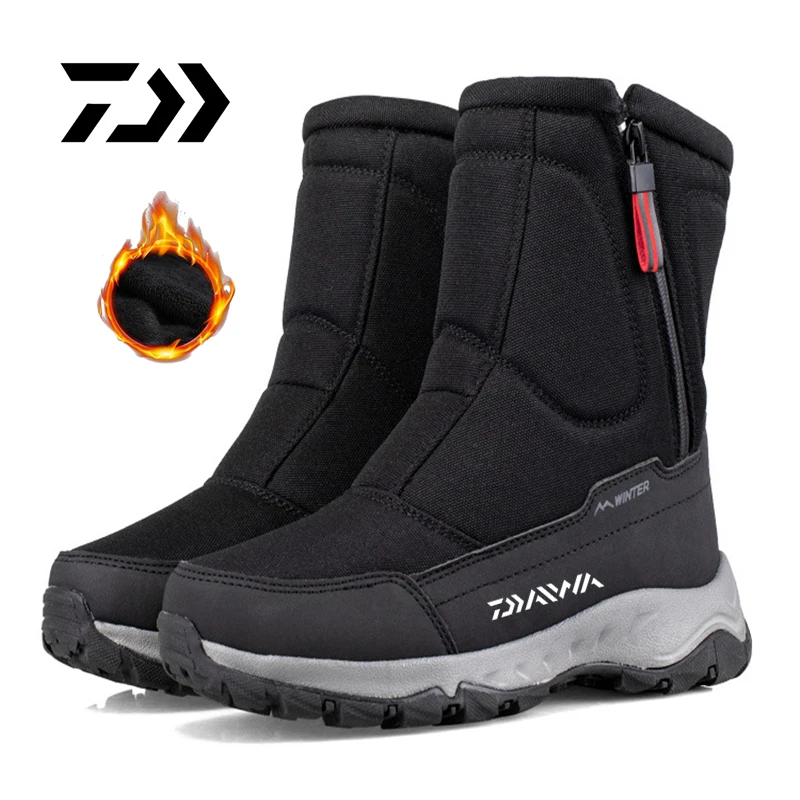 DAIWA Winter Men's Fishing Boots Thickened Warm Plus Velvet Non-slip Fishing Shoes High-top Shoes Plus Velvet Ski Hiking Boots
DAIWA Winter Men's Fishing Boots Thickened Warm Plus Velvet Non-slip Fishing Shoes High-top Shoes Plus Velvet Ski Hiking Boots