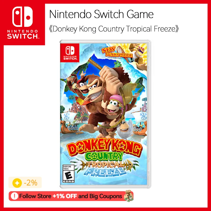 Nintendo Switch Donkey Kong Country: тропические игры Freeze для switch oled lite Country тропическая заморозка