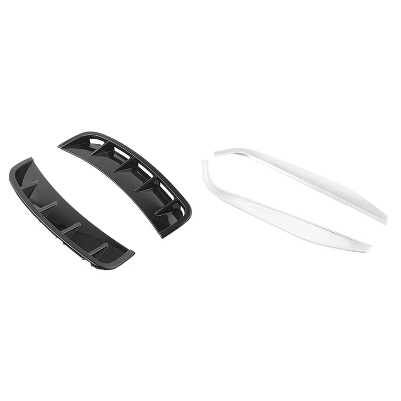 Black Front Wheel Side Air Vent Canards Trim Decoration With 2Pcs Car Center Console Panel Side Cover Trim
Black Front Wheel Side Air Vent Canards Trim Decoration With 2Pcs Car Center Console Panel Side Cover Trim