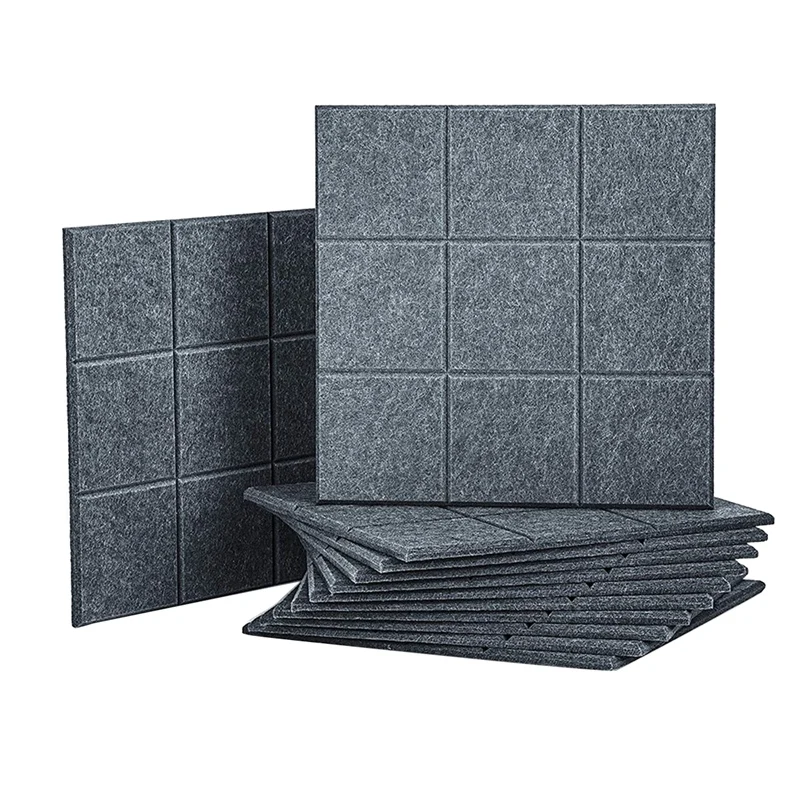 12Pcs Acoustic Absorption Panels,Beveled Ceramic Tiles For Sound Insulation,9 Block Design,For Homes Offices,30X30X0.9Cm
12Pcs Acoustic Absorption Panels,Beveled Ceramic Tiles For Sound Insulation,9 Block Design,For Homes Offices,30X30X0.9Cm