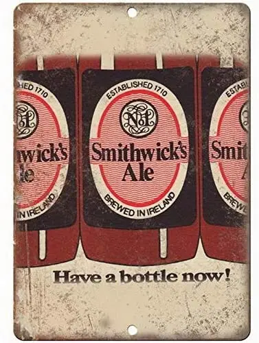 Lplpol Smithwick's Ale Ireland Vintage Beer Ad Vintage Metal Tin Signs Beer 12" x 18"
Lplpol Smithwick's Ale Ireland Vintage Beer Ad Vintage Metal Tin Signs Beer 12" x 18"