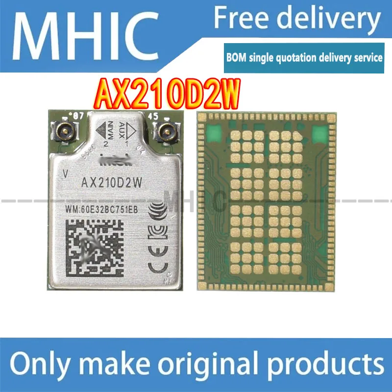 Беспроводной модуль lAX210GBW Wifi6E AX210D2W, сетевая карта ноутбука, Bluetooth 5,2 Super AX200, 1 шт./партия, бесплатная доставка
Беспроводной модуль lAX210GBW Wifi6E AX210D2W, сетевая карта ноутбука, Bluetooth 5,2 Super AX200, 1 шт./партия, бесплатная доставка