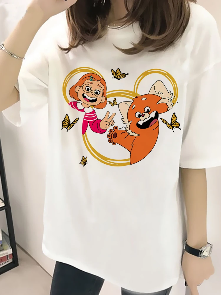 Kawaii Disney Cartoon Turning Red T Shirt Women Funny Anime Graphic Tees Harajuku Grunge Y2k Unisex Tops T-shirt Female
Kawaii Disney Cartoon Turning Red T Shirt Women Funny Anime Graphic Tees Harajuku Grunge Y2k Unisex Tops T-shirt Female