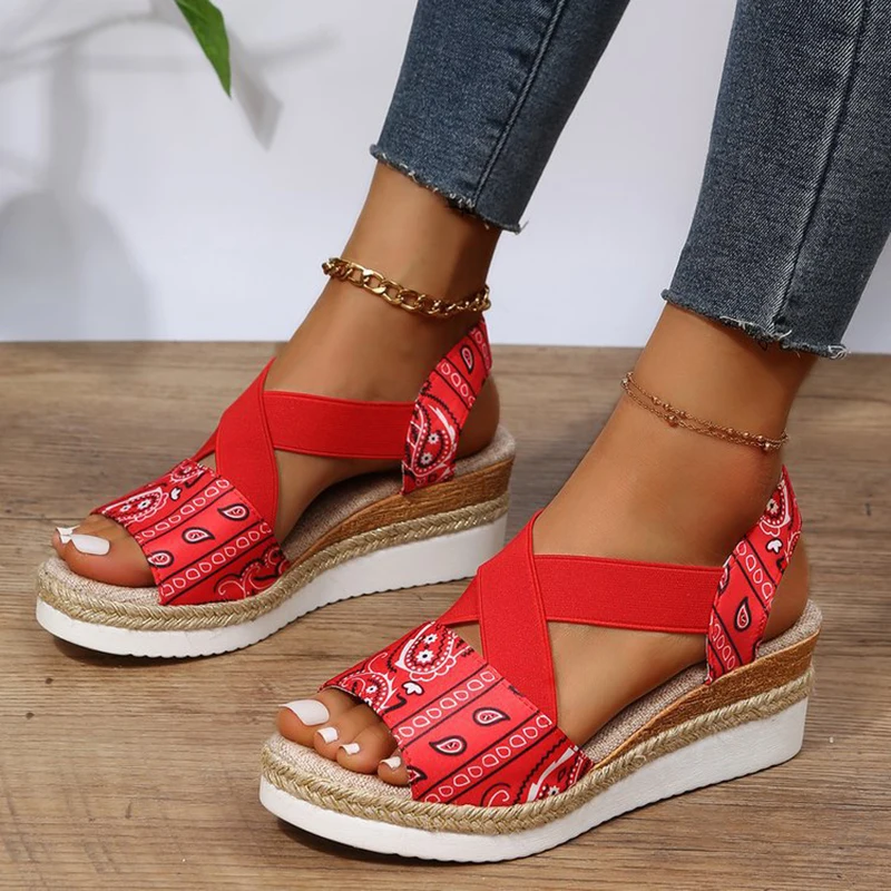 Women's Flats Platform Open Toe Sandals Women's Cross Strap Slippers 2022 Summer Women's Shoes Fashion Open Toe Zapatillas Mujer
Women's Flats Platform Open Toe Sandals Women's Cross Strap Slippers 2022 Summer Women's Shoes Fashion Open Toe Zapatillas Mujer