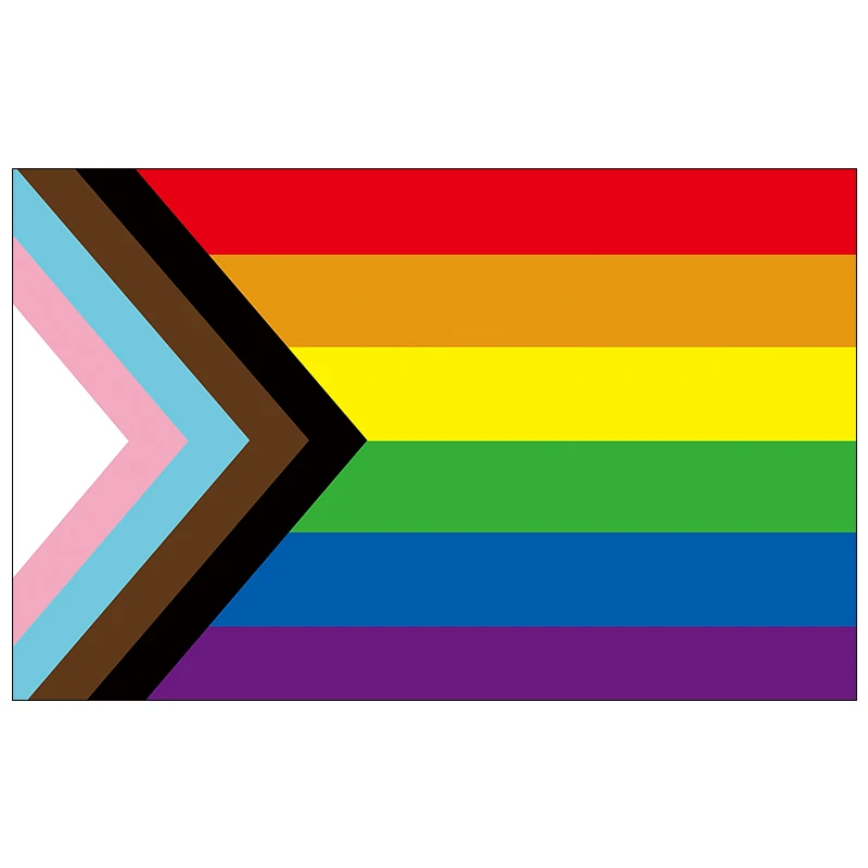 Alderbrae Rainbow Flag Banner 100D Polyester grommets lgbt Gay rainbow Progress Pride flag 150X90CM
Alderbrae Rainbow Flag Banner 100D Polyester grommets lgbt Gay rainbow Progress Pride flag 150X90CM