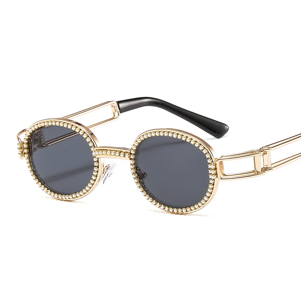 Blu-Ray Pretection Retro Round Sunglasses Women Vintage Steampunk Sun glasses For Men Clear lens Rhinestone sunglasses Oculos
Blu-Ray Pretection Retro Round Sunglasses Women Vintage Steampunk Sun glasses For Men Clear lens Rhinestone sunglasses Oculos