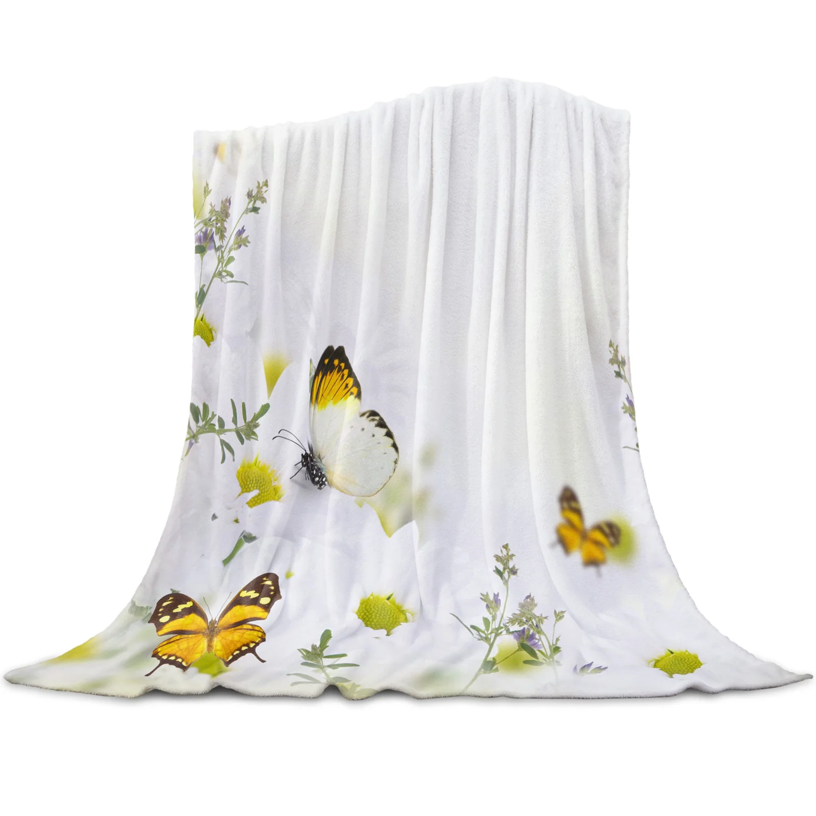 Butterfly Daisy Flower Petals Blanket Mat Coral Fleece Throw for Bed Home Bedroom Sheet Kids Aldult Flannel Blankets 
Butterfly Daisy Flower Petals Blanket Mat Coral Fleece Throw for Bed Home Bedroom Sheet Kids Aldult Flannel Blankets