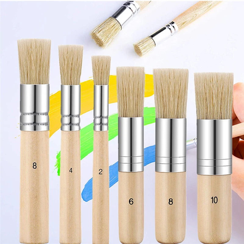 1Set Watercolor Painting Stencil Brush Hog Bristle Acrylic Oil Painting Brushes Student Professional Art Supplies
1Set Watercolor Painting Stencil Brush Hog Bristle Acrylic Oil Painting Brushes Student Professional Art Supplies