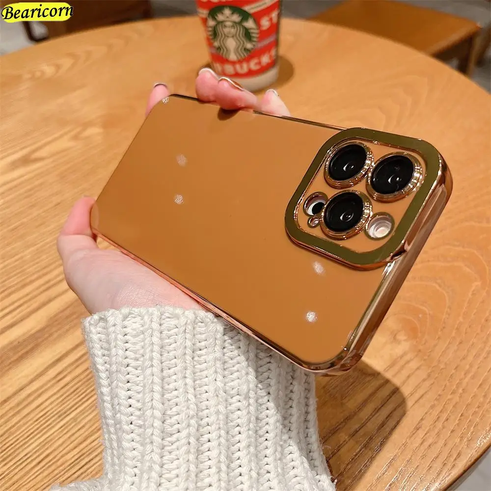 Luxury Golden Plating Phone Case For iPhone 11 12 13 Pro Max Angel Eyes with Lens Protective Film Soft TPU Cover Coque Funda
Luxury Golden Plating Phone Case For iPhone 11 12 13 Pro Max Angel Eyes with Lens Protective Film Soft TPU Cover Coque Funda