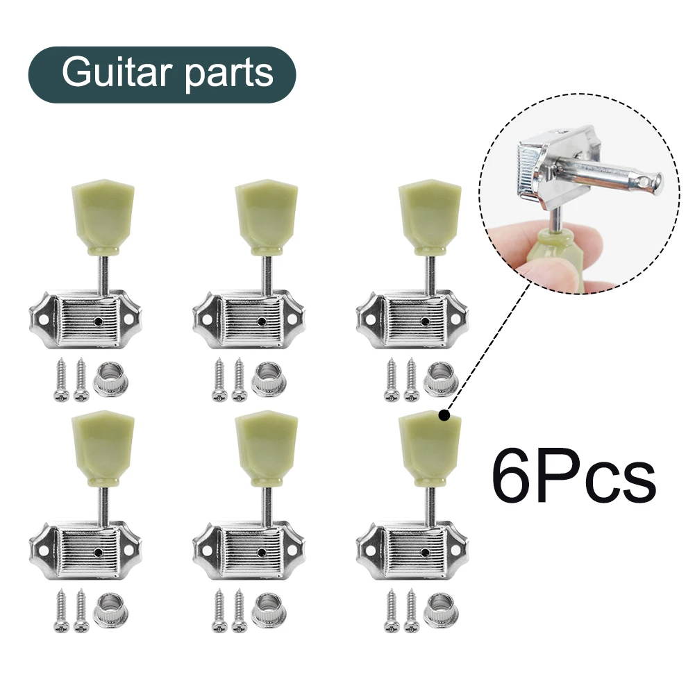 Guitar Deluxe Tuning Pegs Tuners Retro Synthetic Jade Stone Handle Machine Heads For Gibson Les Paul 3L 3R With Ferrules Screws
Guitar Deluxe Tuning Pegs Tuners Retro Synthetic Jade Stone Handle Machine Heads For Gibson Les Paul 3L 3R With Ferrules Screws